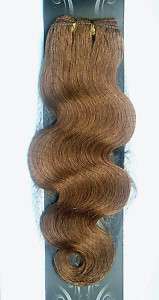 New 18 Human Hair Extensions Weft 100g Wavy BODY #8  