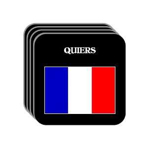  France   QUIERS Set of 4 Mini Mousepad Coasters 