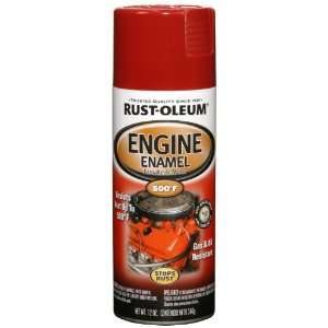   500 Degree Engine Enamel Spray Paint, Universal Red
