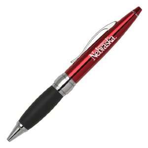   of Nebraska   Twist Action Ballpoint Pen   Red