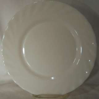 ARCOPAL France TRIANON WHITE Salad or Dessert Plate 8  