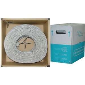CAT6, STP (Shielded), Bulk Cable, Solid, 500MHz, Gray, 1000 ft. CAT 6 