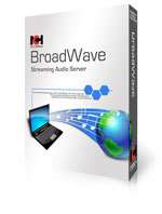   BroadWave Streaming Audio Server , Stream audio , NCH Software  