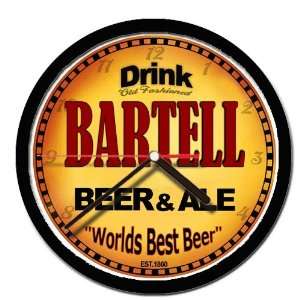  BARTELL beer and ale cerveza wall clock 