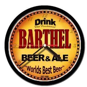  BARTHEL beer and ale cerveza wall clock 