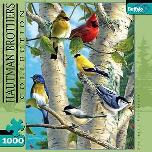 HAUTMAN BROTHERS SONGBIRD FAVORITES 1000 PIECES JIGSAW PUZZLE  