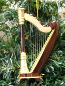 New Harp Band Musician Instrument Music Christmas Tree Ornament  