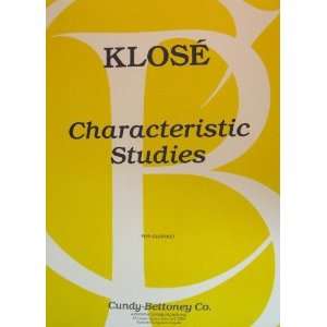  Characteristic Studies for Clarinet H. Klose Books