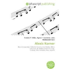  Alexis Korner (9786133747975) Books