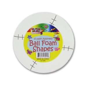   of 24  Sports Ball Foam Shapes By Krafters Korner (Each) By Bulk Buys