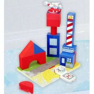  WaterBlocks Coast Guard Bathtime Play Set, 17 Piece Toys & Games