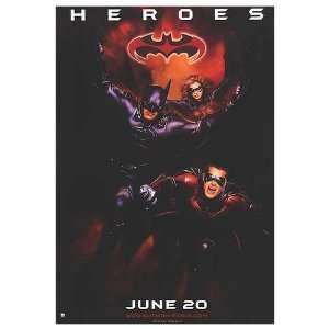  Batman and Robin Movie Poster, 26.75 x 38.75 (1997 