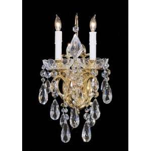   Traditional French Pendalog Royale Sconce 2Lt Gold