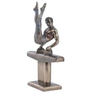  11.5 inch Figure Male Gymnast Pommel Horse Balance Gift 