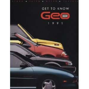  1991 Chevrolet Geo Tracker Storm Sales Brochure Book 