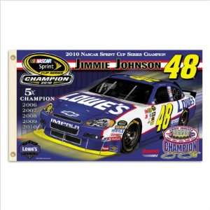  B.S.I. Jimmie Johnson 2010 Sprint Cup Champion Two Sided 3 