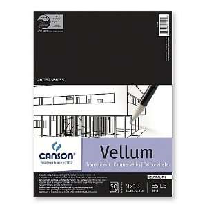   Vidalon Tracing Vellum 9 in. x 12 in. pad of 50 sheets