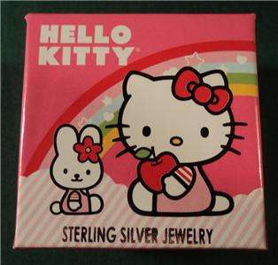 Genuine Sanrio Hello Kitty Sterling Silver Necklace Retail $95 NEW NIB 