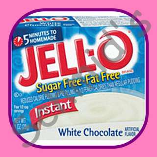 Jell O Sugar Free & Fat Free Instant Pudding(8 Flavors)  