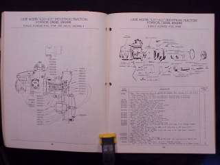 1957 Case 420 Diesel   425 Tractor Parts Manual Book  