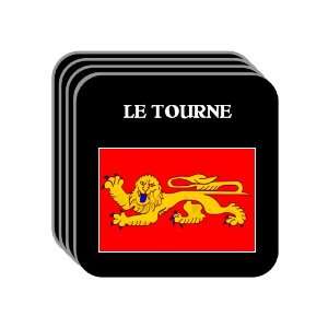  Aquitaine   LE TOURNE Set of 4 Mini Mousepad Coasters 