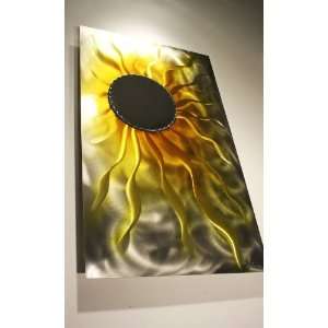  Abstract Metal Wall Mirror Art , Sun Sculpture, Design by 