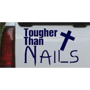 Tougher Than Nails Christian Car Window Wall Laptop Decal Sticker 