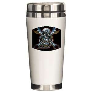  Ceramic Travel Drink Mug Motorhead Skull Wrenches 