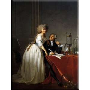  Portrait of Antoine Laurent and Marie Anne Lavoisier 23x30 