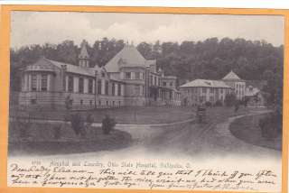 Gallipolis Ohio Postcard   State Hospital for Epileptics  