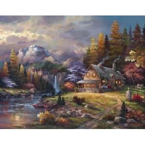  James Lee   Mountain Hideaway Canvas