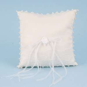  Ring Bearer Pillow 7 Inch x 7 Inch, Ivory Health 