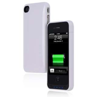 Incipio offGRID Battery Case for iPhone 4, 4S Glossy White 
