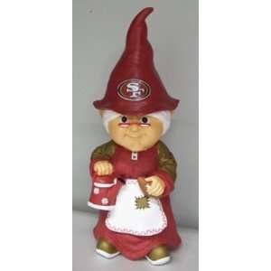    San Francisco 49ers NFL Female Garden Gnome