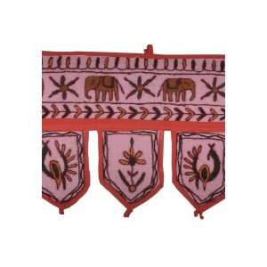   Decorative Embroidered Door Hanging, Bandhanwar, Toran