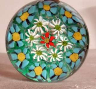 Venetian Murano glass Fratelli Toso Paperweight signed  