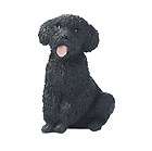 dog black poodle puppy statue design toscano 