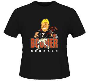 Boomer Esiason Retro Football Caricature T Shirt  