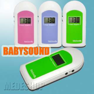 Baby Sound B Fetal Doppler (With LCD) Free Gel+earphone 3 Colors for 