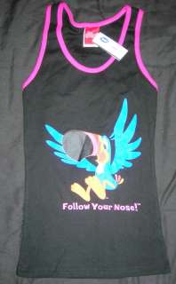 WOMENS FROOT LOOPS TOUCAN THE BIRD TANK TOP SMALL NWT  