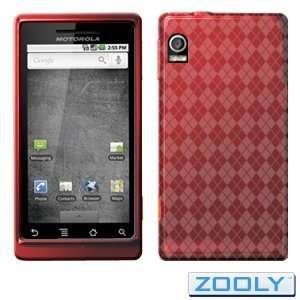  Droid 2 Case Argyle Red Zooly Cell Phones & Accessories