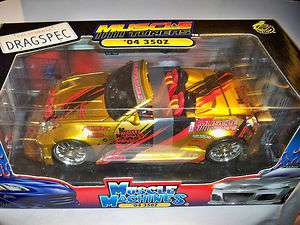 MUSCLE MACHINES 1/18 MUSCLE TUNERS 2004 NISSAN 350X IMPORT RACER NEW 