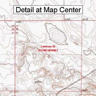  USGS Topographic Quadrangle Map   Lohman SE, Montana 