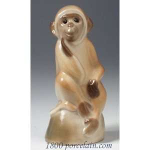 Lomonosov Porcelain Figurine Monkey 