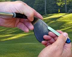 GOLF CLUB GROOVE SHARPENER TOOL pro for IRON & WEDGE  