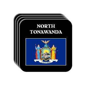 US State Flag   NORTH TONAWANDA, New York (NY) Set of 4 Mini Mousepad 