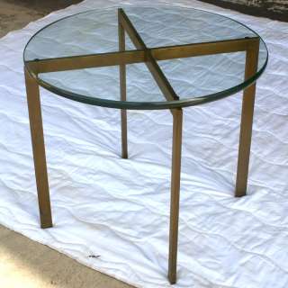  barcelona style side table barcelona table material bronze glass top 