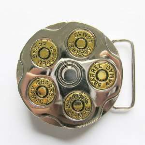  Gun Spinner Bullet Belt Buckle (Brand New) Everything 