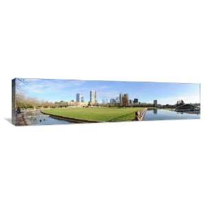  Bellevue Panoramic from Downtown Park   Gallery Wrapped 