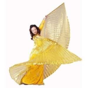 Professional Handmade Belly Dance Costume IsIs Polyester Wings 